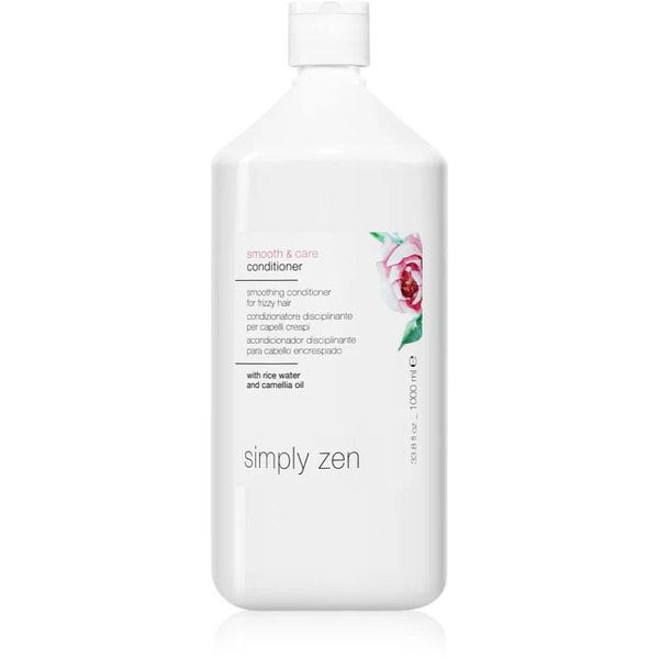  Simply Zen Smooth & Care Conditioner Odżywka Wygładzająca Włosy Przeciwko Puszeniu Się Włosów 1000 Ml 