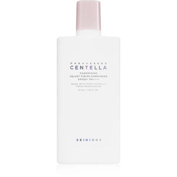  Skin1004 Madagascar Centella Poremizing Velvet Finish Sunscreen Krem Do Opalania Twarzy Do Skóry Tłustej Spf 50+ 50 Ml 