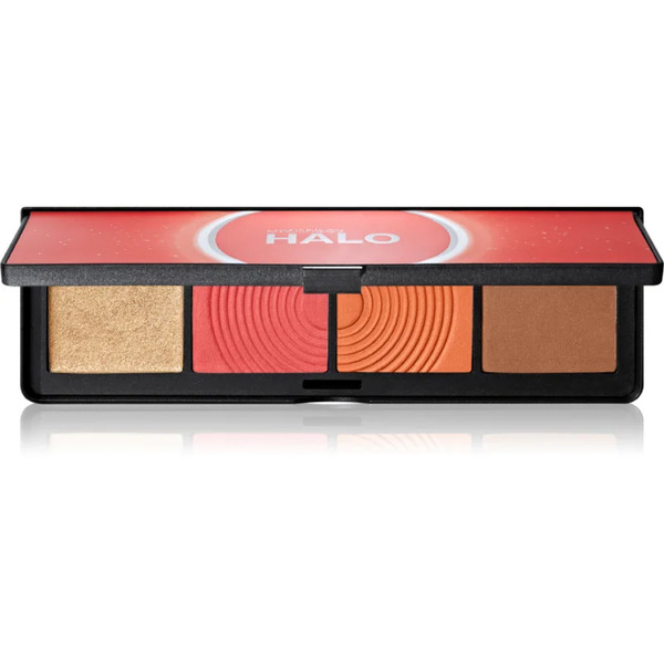 Smashbox Halo Sculpt + Glow Face Palette Paleta Rozświetlaczy I Róży Do Policzków Odcień Coral Saturation 15,7 G 