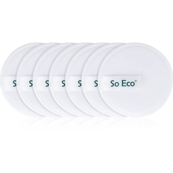  So Eco Reusable Microfibre Cleansing Pads Płatki Do Demakijażu Z Mikrofibry Wielokrotnego Użytku 7 Szt. 