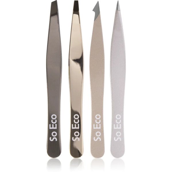  So Eco Tweezer Set Rose Gold Zestaw Pęset 
