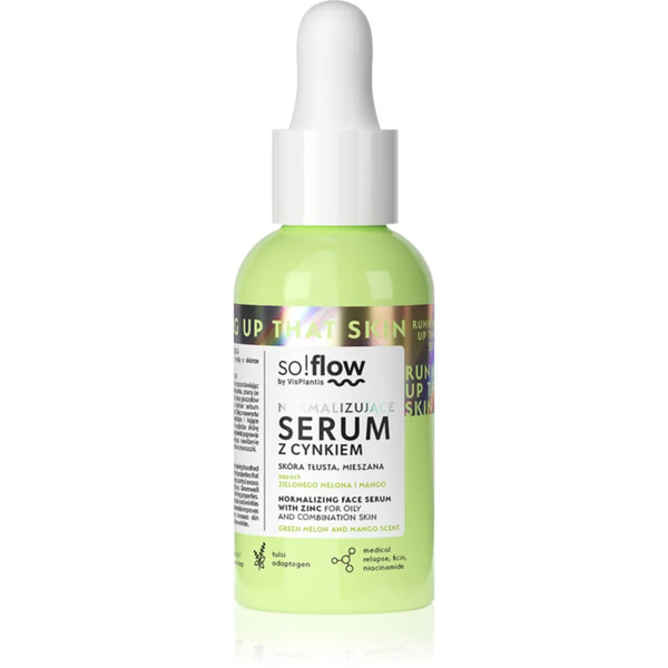  So!flow Normalizing Face Serum With Zinc Serum Do Twarzy Z Cynkiem 30 Ml 