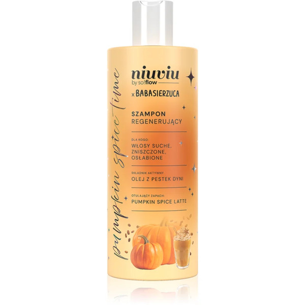  So!flow Pumpkin Time Regenerating Shampoo Szampon Regenerujący Do Włosów Suchych I Osłabionych 300 Ml 