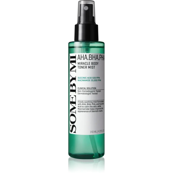  Some By Mi Aha∙bha∙pha 30 Days Miracle Body Toner Mist Mgiełka Do Ciała Do Skóry Wrażliwej I problematycznej 140 Ml 