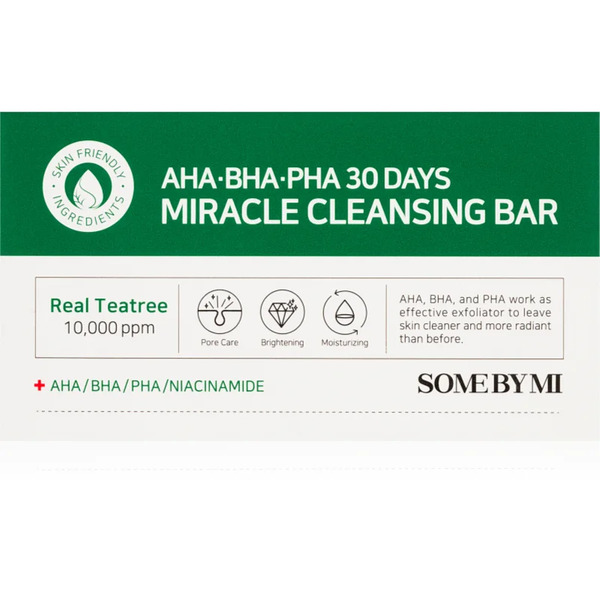  Some By Mi Aha∙bha∙pha 30 Days Miracle Cleansing Bar Nawilżające Mydło Oczyszczające Do Cery Tłustej I Problematycznej 106 G 