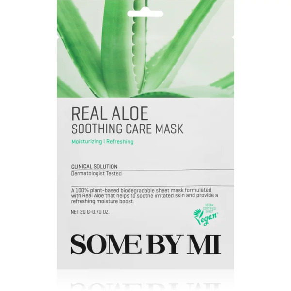  Some By Mi Clinical Solution Aloe Soothing Care Mask Maska łagodząca W Płacie 20 G 