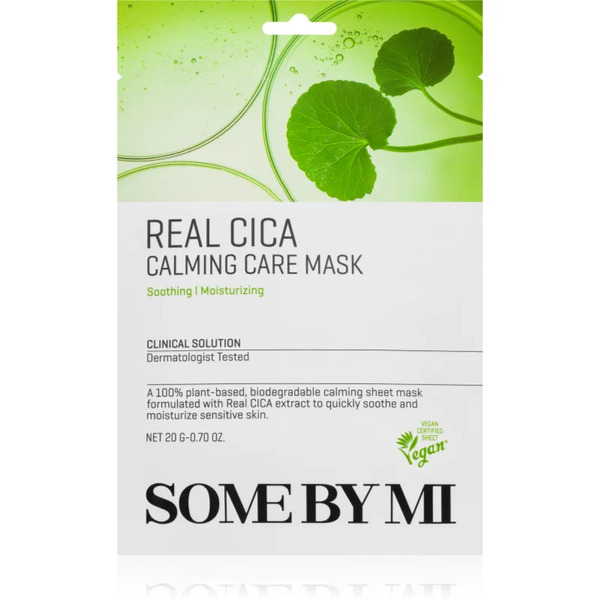  Some By Mi Clinical Solution Cica Calming Care Mask Maska łagodząca W Płacie Dla Cery Wrażliwej 20 G 