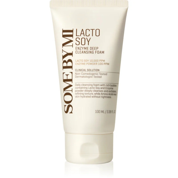  Some By Mi Lacto Soy Enzyme Deep Cleansing Foam Pianka Dogłębnie Oczyszczająca O Działaniu Uspokajającym 100 Ml 