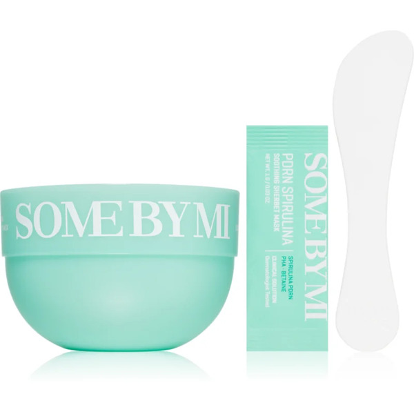  Some By Mi Pdrn Spirulina Soothing Sherbet Mask łagodząca Maseczka Do Twarzy Z Efektem Chłodzącym 10x1 G 