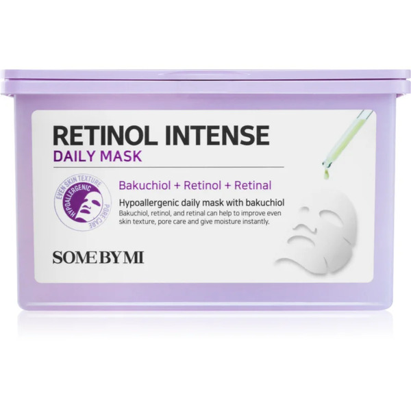  Some By Mi Retinol Intense Daily Mask Maseczka Przeciwzmarszczkowa W Płachcie Duże Opakowanie 30 Szt. 