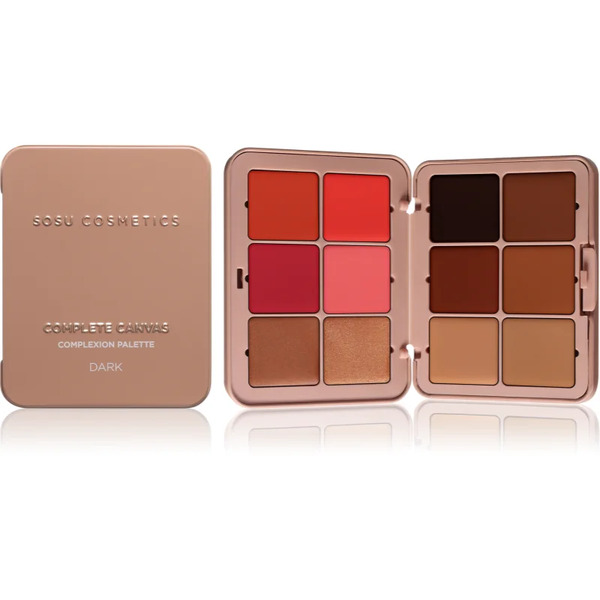  Sosu Cosmetics Complete Canvas Complexion Palette Paleta Wielofunkcyjna Do Twarzy Odcień 26.4 G 