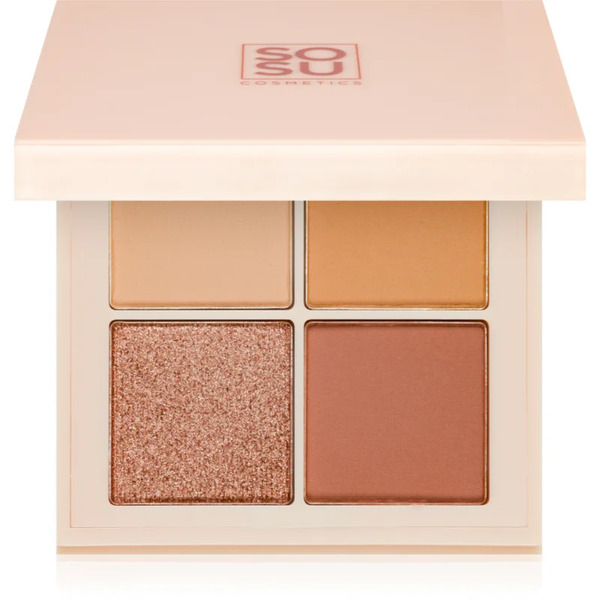  Sosu Cosmetics Eyeshadow Quad Paleta Cieni Do Powiek Odcień Nude 4.8 G 
