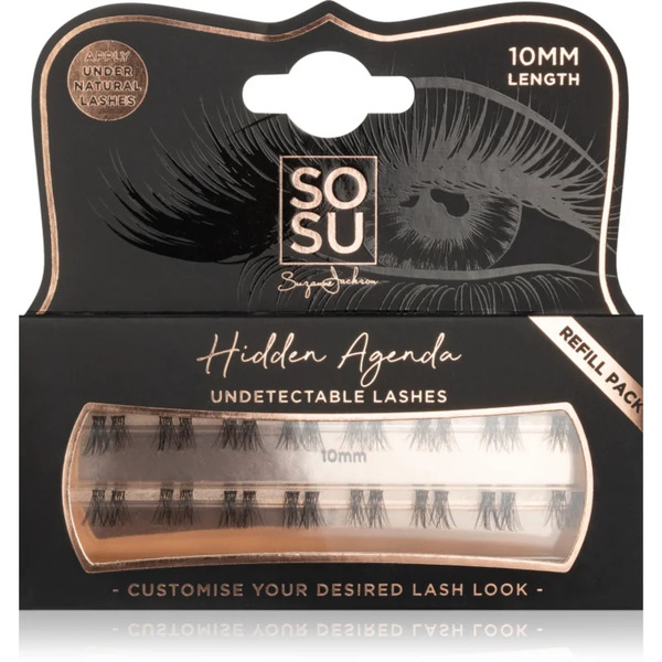  Sosu Cosmetics Hidden Agenda Undetectable Lashes Kępki Rzęs Bez Węzełków 10 Mm 