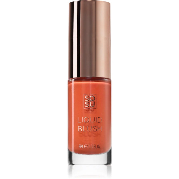  Sosu Cosmetics Liquid Blush Róż W Płynie Odcień Peach Glow 8 Ml 