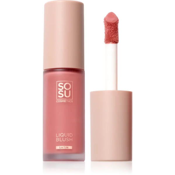  Sosu Cosmetics Liquid Blush Satin Róż W Płynie Odcień Dusk 9 Ml 
