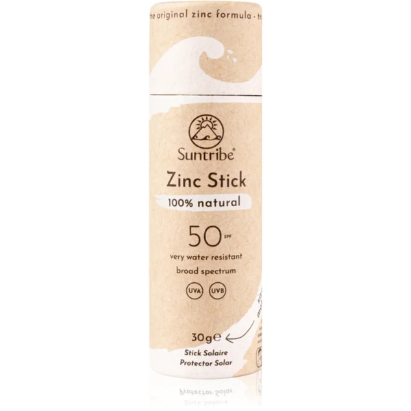  Suntribe Sports Zinc Stick Mineralny Sztyft Ochronny Do Miejsc Wrażliwych Spf 50 Original White 30 G 