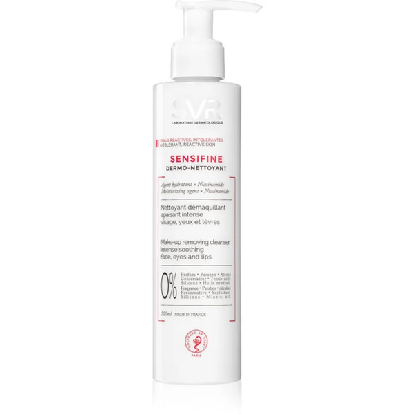  Svr Sensifine Mleczko łagodząco-oczyszczające Do Skóry Wrażliwej Ze Skłonnością Do Przebarwień 200 Ml 