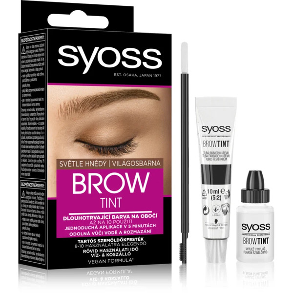  Syoss Brow Tint Farbka Do Brwi Odcień Light Brown 10 Ml 