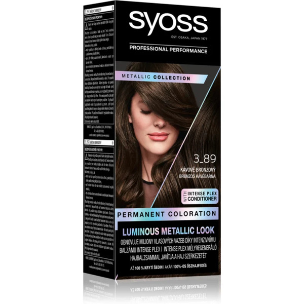  Syoss Color Metallic Collection Trwała Farba Do Włosów Odcień 3-89 Bronze Coffee 1 Szt. 