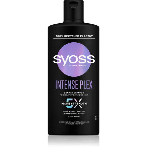  Syoss Intense Plex Szampon Do Bardzo Zniszczonych Włosów 440 Ml 