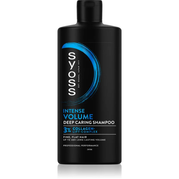  Syoss Intense Volume Szampon Do Włosów Cienkich I Przyklapniętych 440 Ml 