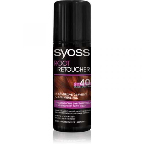  Syoss Root Retoucher Tonująca Farba Na Odrosty W Sprayu Odcień Cashmere Red 120 Ml 