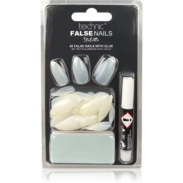  Technic Cosmetics False Nails Stiletto Sztuczne Paznokcie 48 Szt. 