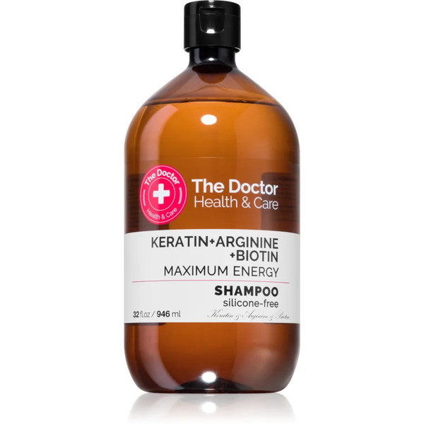  The Doctor Keratin + Arginine + Biotin Maximum Energy Szampon Keratynowy Do Wzmocnienia Włosów I Nadania Im Większego Połysku 946 Ml 