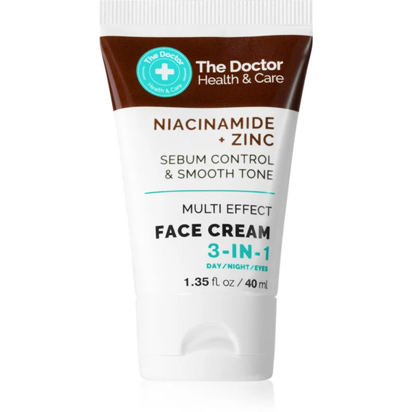  The Doctor Niacinamide + Zinc Sebum Control & Smooth Tone Krem Do Twarzy Do Redukcji Nadmiernego Przetłuszczania Się Skóry 40 Ml 