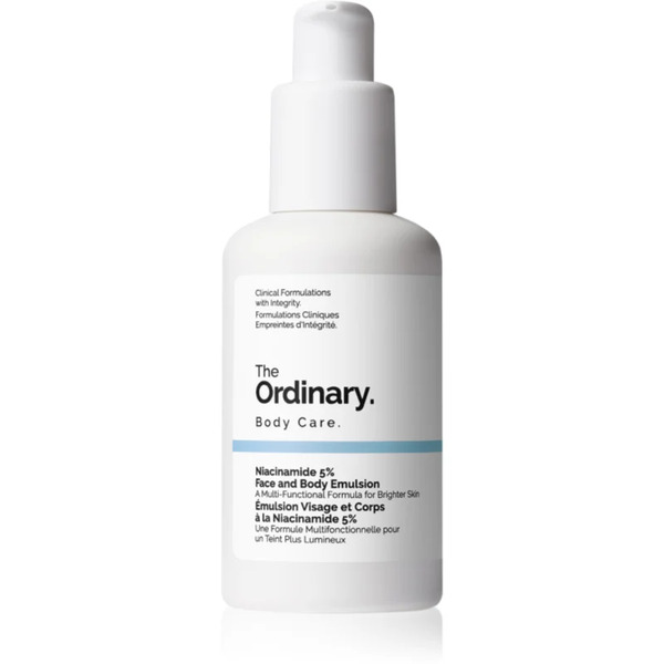  The Ordinary Niacinamide 5% Face & Body Emulsion Lekka Emulsja Nawilżająca Przeciw Przebarwieniom Na Twarz I Ciało 100 Ml 