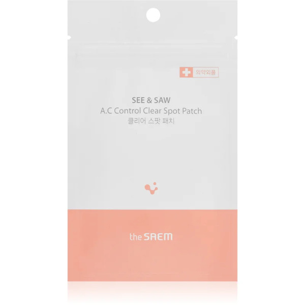 The Saem See & Saw A.c Control Plastry Dla Skóry Problematycznej 24 Szt. 