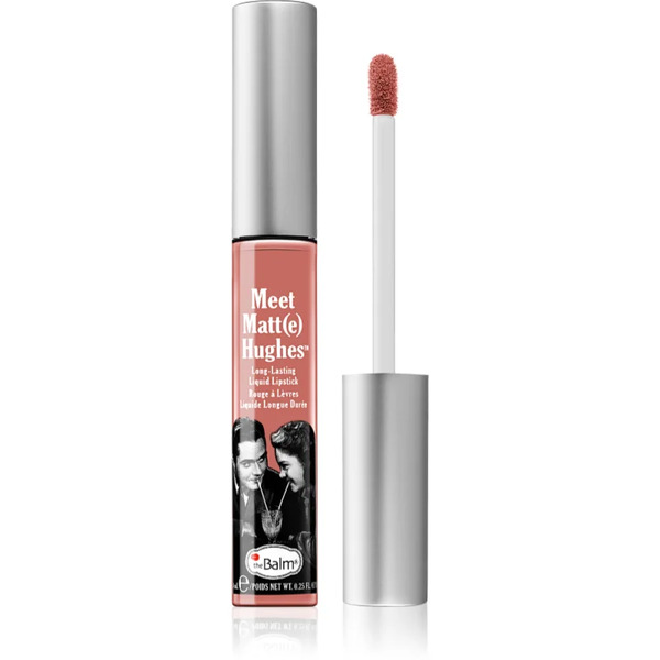 Thebalm Meet Matt(e) Hughes Long Lasting Liquid Lipstick Długotrwała Szminka W Płynie Odcień Patient 7.4 Ml 