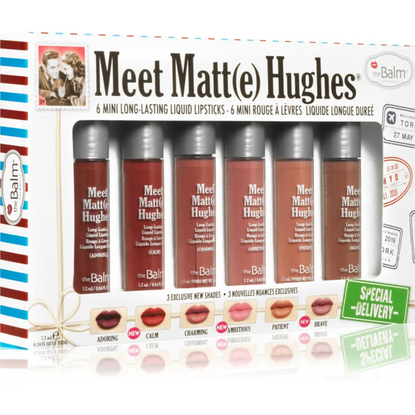  Thebalm Meet Matt(e) Hughes Mini Kit Special Delivery Zestaw Pomadek W Płynie 