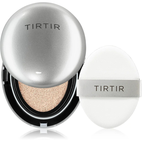  Tirtir Mask Fit Aura Cushion Nawilżający Podkład W Gąbce Z Efektem Rozświetlającym Odcień 15c Fair Porcelain 18 G 