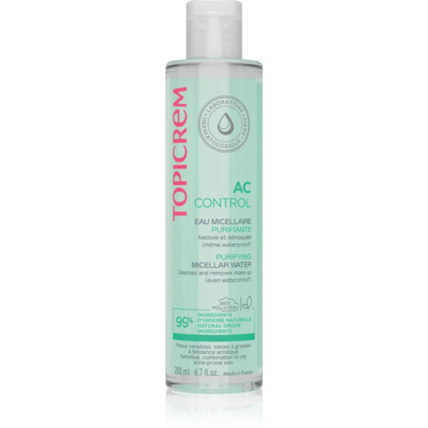  Topicrem Ac Purifying Micellar Water Oczyszczający Płyn Micelarny Do Skóry Tłustej Ze Skłonnością Do Trądziku 200 Ml 