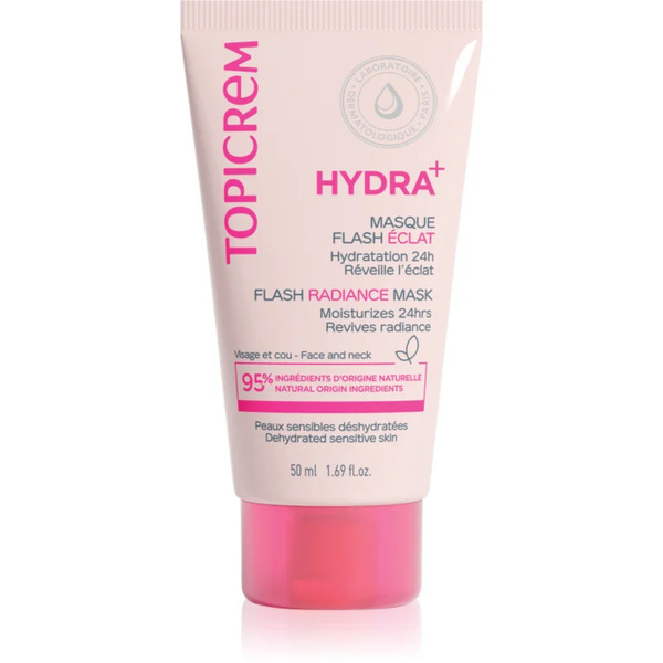  Topicrem Hydra+ Flash Radiance Mask Maseczka Nawilżająca I Rozświetlająca 50 Ml 