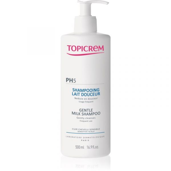  Topicrem Ph5 Gentle Shampoo Delikatny Szampon Do Codziennego Użytku Do Skóry Wrażliwej 500 Ml 