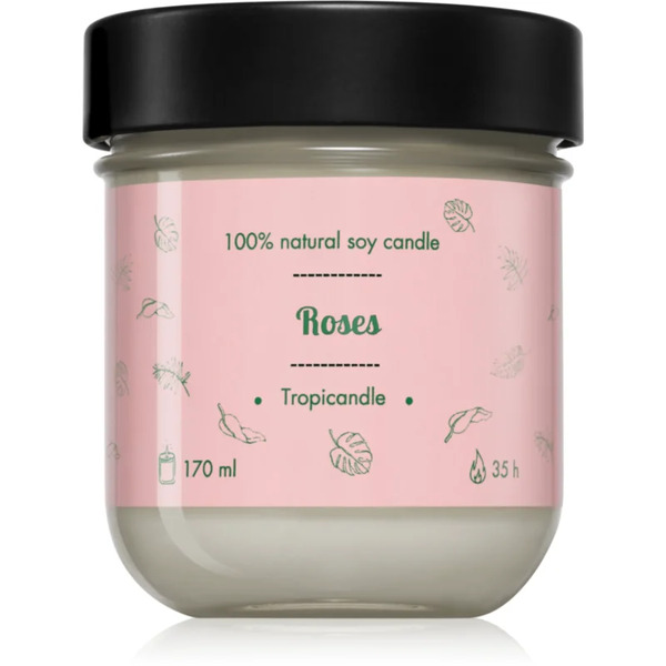 Tropicandle Roses świeczka Zapachowa 170 Ml 