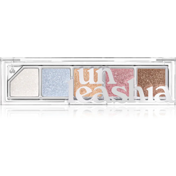  Unleashia Mood Shower Face Palette Paletka Cieni Do Powiek I Rozświetlaczy Z Perłowym Blaskiem Odcień No.101 Ballerino 1 Szt. 