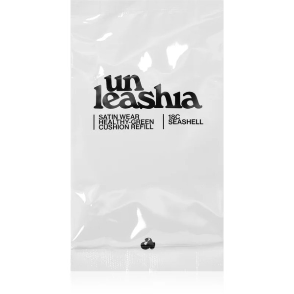  Unleashia Satin Wear Healthy Green Cushion Refill Długotrwały Podkład W Gąbce Napełnienie Odcień 18c Seashell 15 G 