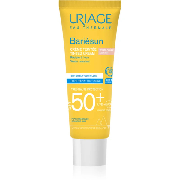  Uriage Bariésun Tinted Cream Spf 50+ Ochronny Krem Tonujący Do Twarzy Spf 50+ Odcień Fair Tint 50 Ml 
