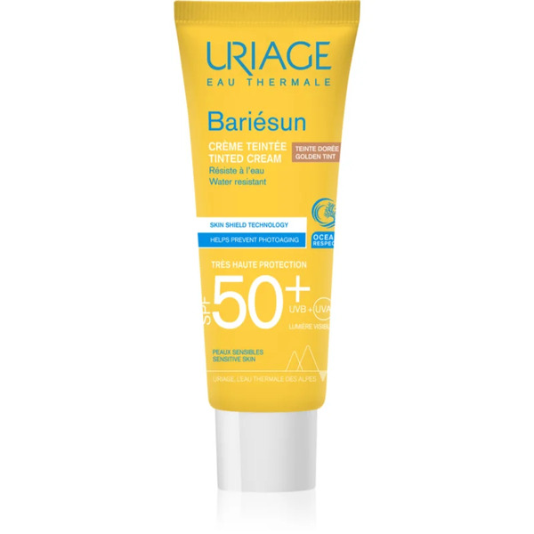  Uriage Bariésun Tinted Cream Spf 50+ Ochronny Krem Tonujący Do Twarzy Spf 50+ Odcień Golden Tint 50 Ml 