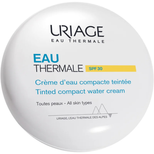  Uriage Eau Thermale Water Cream Tinted Compact Spf 30 Jedwabisty Puder Do Ujednolicenia Kolorytu Skóry 10 G 