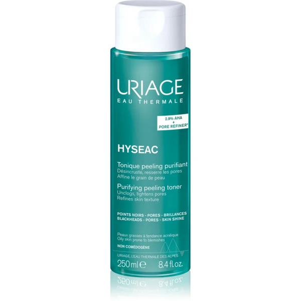  Uriage Hyseac Purifying Peeling Toner Oczyszczający Tonik Do Regulacji Sebum I Minimalizujący Pory Z Aha 250 Ml 