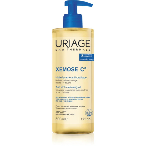  Uriage Xemose C8+ Anti-itch Cleansing Oil Kojący Olejek Oczyszczający Do Skóry Suchej I Atopowej 500 Ml 