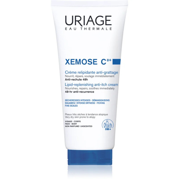  Uriage Xemose C8+ Lipid-replenishing Anti-irritation Cream łagodzący Krem Uzupełniający Lipidy Do Skóry Suchej I Atopowej 200 Ml 