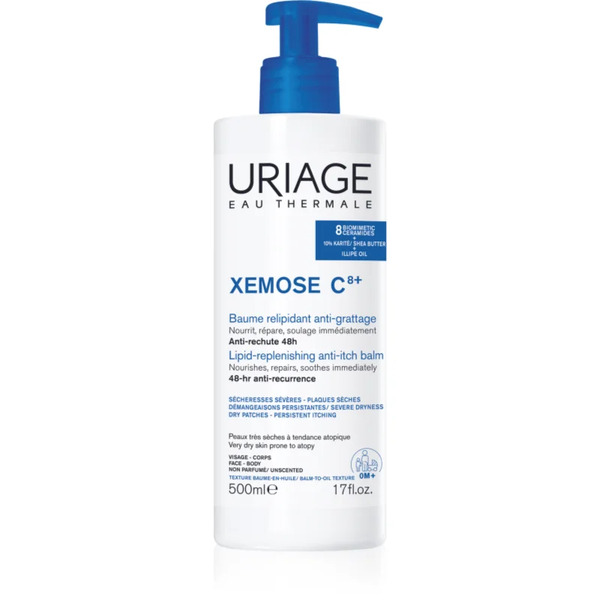  Uriage Xemose C8+ Lipid-replenishing Anti-itch Balm Balsam łagodzący Do Skóry Suchej I Atopowej 500 Ml 