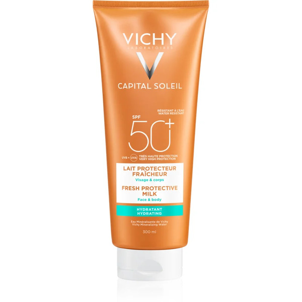  Vichy Capital Soleil Mleczko Ochronne Do Ciała I Twarzy Spf 50+ 300 Ml 