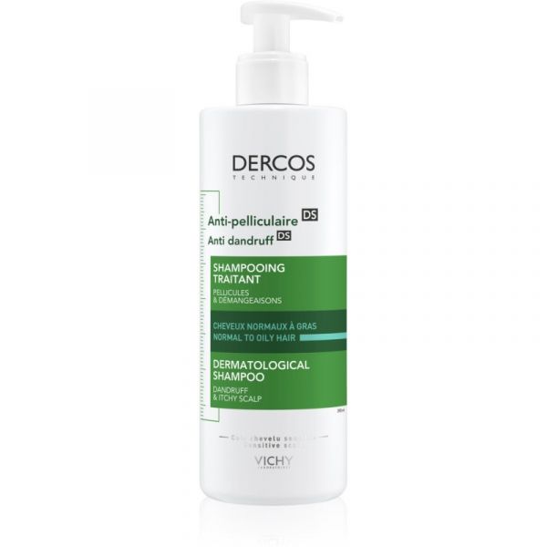  Vichy Dercos Anti-dandruff Szampon Przeciwłupieżowy Do Włosów Normalnych I Przetłuszczających Się 390 Ml 