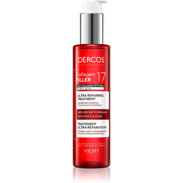  Vichy Dercos Collagen Filler 17 Kuracja Regenerująca Do Słabych Włosów Z Tendencją Do Wypadania 150 Ml 